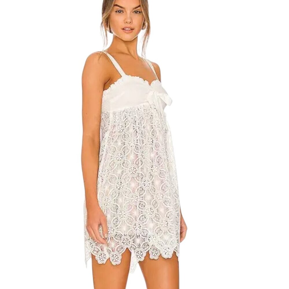 TULAROSA REVOLVE PAULA MINI DRESS ROMANTIC SOFT GIRL FAIRYCORE COQUETTE NEW XS